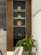 Lighted Glass Shelving