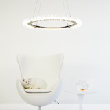 Anemone Circular LED Pendant
Keep your friends close, your Anemone closer.

A circular LED light guide is suspended from four cables and feeds light to the Anemone’s bristles. The bristles spread light to your room as dim or bright as you’d like. Feel the love. 

https://vermontmodern.com/products/139772