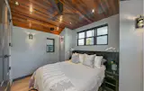Never sleepless in Seattle. A comfortable master bedroom with roomy closet and attached bath.