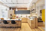 Reclaimed ash kitchen cabinetry 