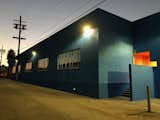 Rear Alley Entrance at Dusk.