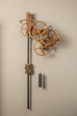 Office clock.  750mm x 1500mm.  Twenty-eight hour , weight driven mechanism.  Photo 7 of 7 in Tempus by Andrew Bass
