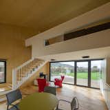 The house is one big timber box