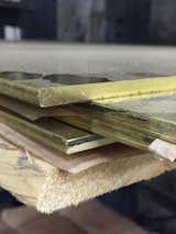 These sheets of brass will be cut using the skills of Boyd Lighting craftspeople in Colorado Springs.