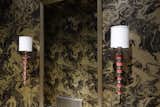 How does Jamie Drake design for himself? He uses his own Topanga II Sconces that he designed for Boyd Lighting. #sconces #JamieDrake #bathroom #lighting #BoydLighting