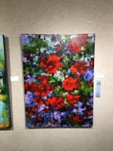 just bought this at a local gallery. "flower study" by robert barylski.  post-impressionist-y, you think? maybe?