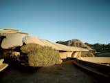 The main deck, which curves along the front of the house, at dusk. Credit Photograph by Anthony Cotsifas. Produced by Michael Reynolds

Originally from NYTimes article "Rock Legend" http://www.nytimes.com/2015/05/14/t-magazine/joshua-tree-house-kendrick-bangs-kellogg.html#

#joshuatree #desert #california #kendrickbangskellogg