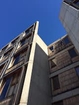 The weathered teak complements the deep blue La Jolla skies and smooth volcanic ash concrete.

#concrete #salkinstitute #lajolla #architecture