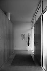 Foyer, LEED Platinum house on infill lot in Fort Worth, Texas