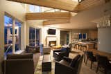 The open floorplan makes the living area spacious and inviting  Photo 9 of 9 in Round House in Wine Country by Deltec Homes