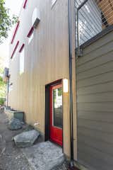 Side entrance to basement dwelling