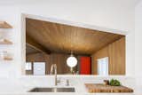70s Kitchen & Living Room Goes Modern Geometric