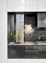 Window wells carve into elements creating surprises and spatial depth. 