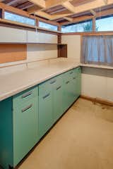 A small shed built as part of a sunroom on the back of a Carey “Holiday Home” Executive Model in Denver’s Harvey Park has the c.1955 house’s original metal G.E. cabinets, in decent condition.

#1950shouse #1950sbasement #CareyHolidayHome #Denver #Denverarchitecture #GEcabinets #HarveyPark  #MCM #metalcabinets #midcenturymodern #modernDenver #shed #vintage
