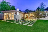 The wing on the left was added after the home was built, and was designed by the home’s original builder and designer, Edward Hawkins.