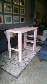 Bar table for Funky Furniture SF.

White washed finish on Oak.

H 42” W 24” D 54”
