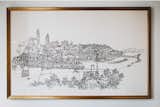 Our favorite piece in the whole house. A 1960 sketch of downtown Cincinnati by Franklin McMahon. It's 40 x 75 inches and hangs above the couch in our living room.  Photo 1 of 7 in My Home by Casey Reed