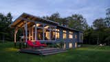 Exterior, House Building Type, Wood Siding Material, Shed RoofLine, Metal Roof Material, Mid-Century Building Type, and Small Home Building Type  Photo 1 of 13 in Yellow Birches by Cushman Design Group