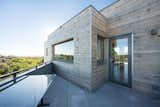 A rotated second floor plan, cladded with a beetle kill pine rainscreen, is design to optimize southern exposure while capturing flatiron views.