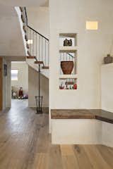 The new design for the home is modern with a sustainable theme, incorporating a palette of natural materials including; reclaimed wood finishes, FSC-certified pine Zola windows and doors, and natural earth and lime plasters that soften the interior and crisp contemporary exterior with a flavor of the west.