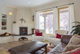 During the coldest part of the Colorado winter, a wood stove for ambiance and low carbon back up heat creates a special place in both the living and kitchen area, and upstairs loft. 
