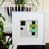 Geometric Shapes Embroidered on Metal.  $25.00 for a 5x5.   www.kimberfollevaagart.com  Photo 1 of 63 in My Art by kimber follevaag