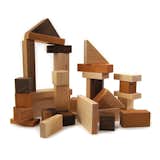 Nothing can foster creativity better than a simple, yet elegant set of wooden building blocks. This set by Little Sapling Toys uses sustainably harvested wood and planes a tree for every toy sold.