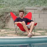 The butterfly chair, developed for army officers in WWI, is still one of the most popular and affordable outdoor chairs to this day.