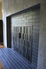 Custom Hot rolled and stainless fireplace screen.