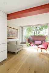 Living Room, Sofa, Chair, and Light Hardwood Floor  Photo 2 of 11 in Hamilton Park Row House by Jeff Jordan Architects