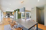 Dinning room looking into kitchen and atrium