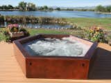 Copper Above Ground Hot Tub  Photo 7 of 11 in 10 Modern Hot Tubs