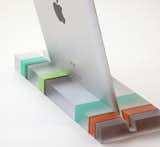 groove- the resin ipad/tablet holder with modern minimalist aesthetics.