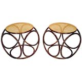 Thonet Pair of "Bentwood Stools" ($1450)