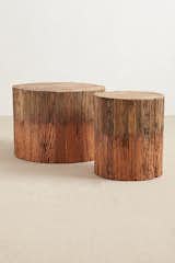 Anthropologie Reclaimed Wood Side Table