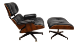 Eames Rosewood Lounge Chair and Ottoman ($4900)