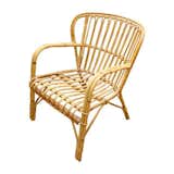 Franco Albini Midcentury Rattan Bentwood Chair ($370)