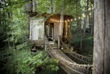 Never have we ever wanted to walk (no, leap!) across a rickety bridge with such gusto… If you agree, welcome to the fairytale tree house of your childhood fantasies. Only this one isn't imaginary, it's in Atlanta, Georgia, and it comes complete with chirping birds, a flowing stream, and a canopy of trees. There are three separate structures, all connected by the aforementioned rope bridges.