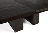 VALENTINE DINING TABLE
 
Modern dining table with Bamboo top and a blackened steel insert. The Valentine table reflects elegance in a simple form. Top is mounted on two rift oak pedestals. All finished In dark stain with satin finish