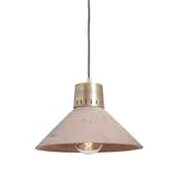 The Kota 4 is a stunning hand-cast concrete shade with steel elements and a simple braided cable. It is a lighting piece that would make a fantastic addition to any room in which it is placed. The steel elements can be switched out for brass or copper should that fit the design and colour scheme of your space better.  Photo 11 of 15 in Concrete Pendant Lamps