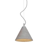 The KOBE 3 is a unique concrete lighting fixture made from sleek and modern hand-cast concrete. The light shade is finished with sleek steel elements and a simple braided cable from which it can be hung. Hand-cast concrete shade with steel elements and braided cable