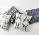 New blues! Left to right: Blackish Magic (White), Blackish Magic (Midnight/Chartreuse), Cascade (Indigo), and Blackish Magic (Indigo)