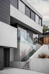 Exterior, Concrete Siding Material, Flat RoofLine, House Building Type, and Stucco Siding Material  Photo 4 of 19 in R&R House by ANX / Aaron Neubert Architects