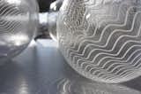 Drift Chandelier – detail of the beautiful white cane patterning and the shadows they create.