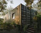 Two Shipping Containers Form a Cozy Live/Work Cabin in Poland - Photo 1 of 14 - 