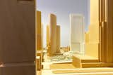 This is a model of the residential tower that just broke ground in downtown Chicago. It will reach to 48 stories and feature some great urban residential units and great amenity spaces, including a great staircase in the lobby. The NBC tower is in the foreground on the right. 