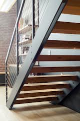 King's team added a series of bow ties underneath the stairs to enhance their stability - a discreet but effective solution for this open stairwell.