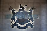 The Hudson. Victoria B.C. Lobby Entrance Logo.