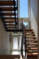 custom steel and white oak stair