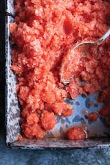 Campari and citrus are made for each other, as demonstrated in this Campari Granita. Photo by Aya Brackett. Get the recipe at imbibemagazine.com/campari-granita